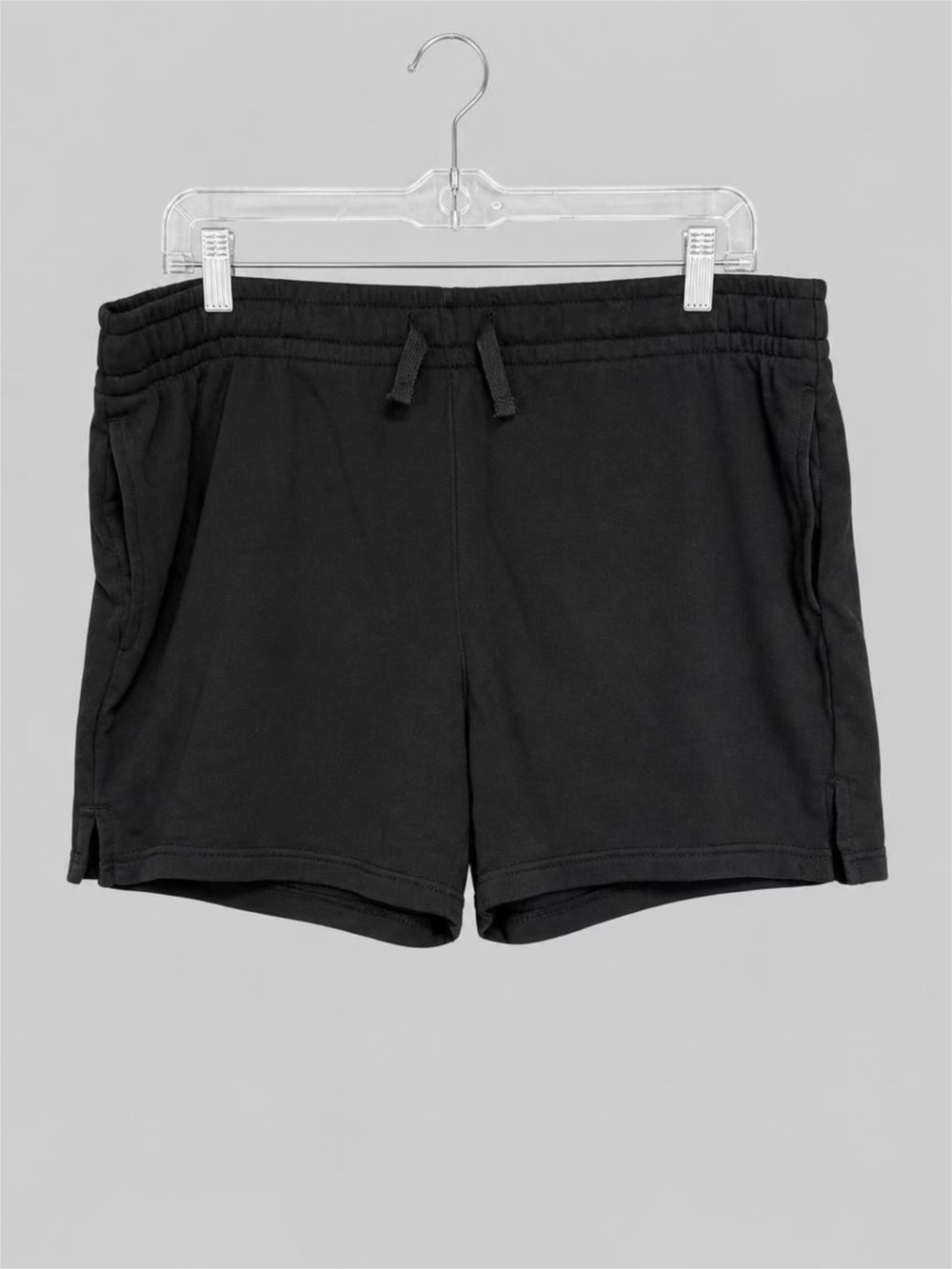 Everyday Black Drawstring Athletic Shorts for Women - 2X
